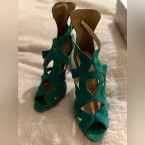 Zara suede worn with love sandal